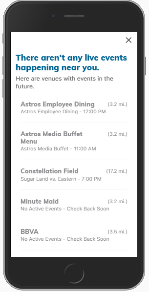 Customer App Events Off