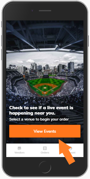 Customer App With View Events Arrow